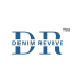 Venture Profile DenimRevive image of Black White Minimalist Simple Monogram Typography Logo